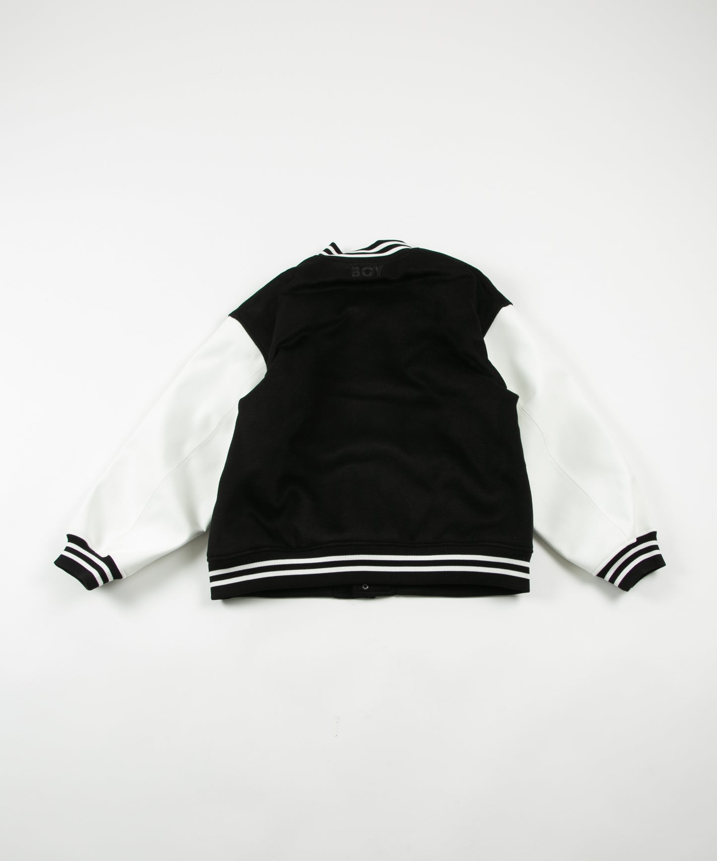 OVERSIZED STADIUM JACKET BLACK【B224M2970102】