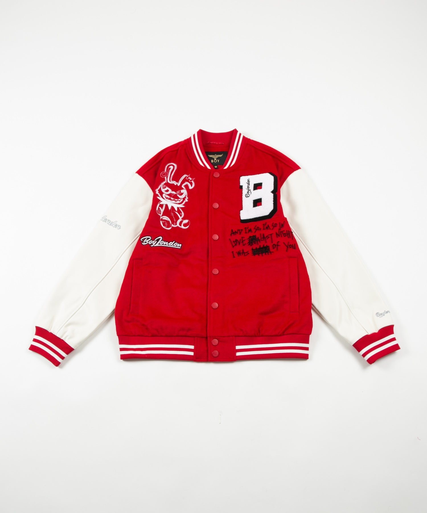 BOY EAGLE STADIUM JACKET RED【B231N2300704】 – BOY LONDON