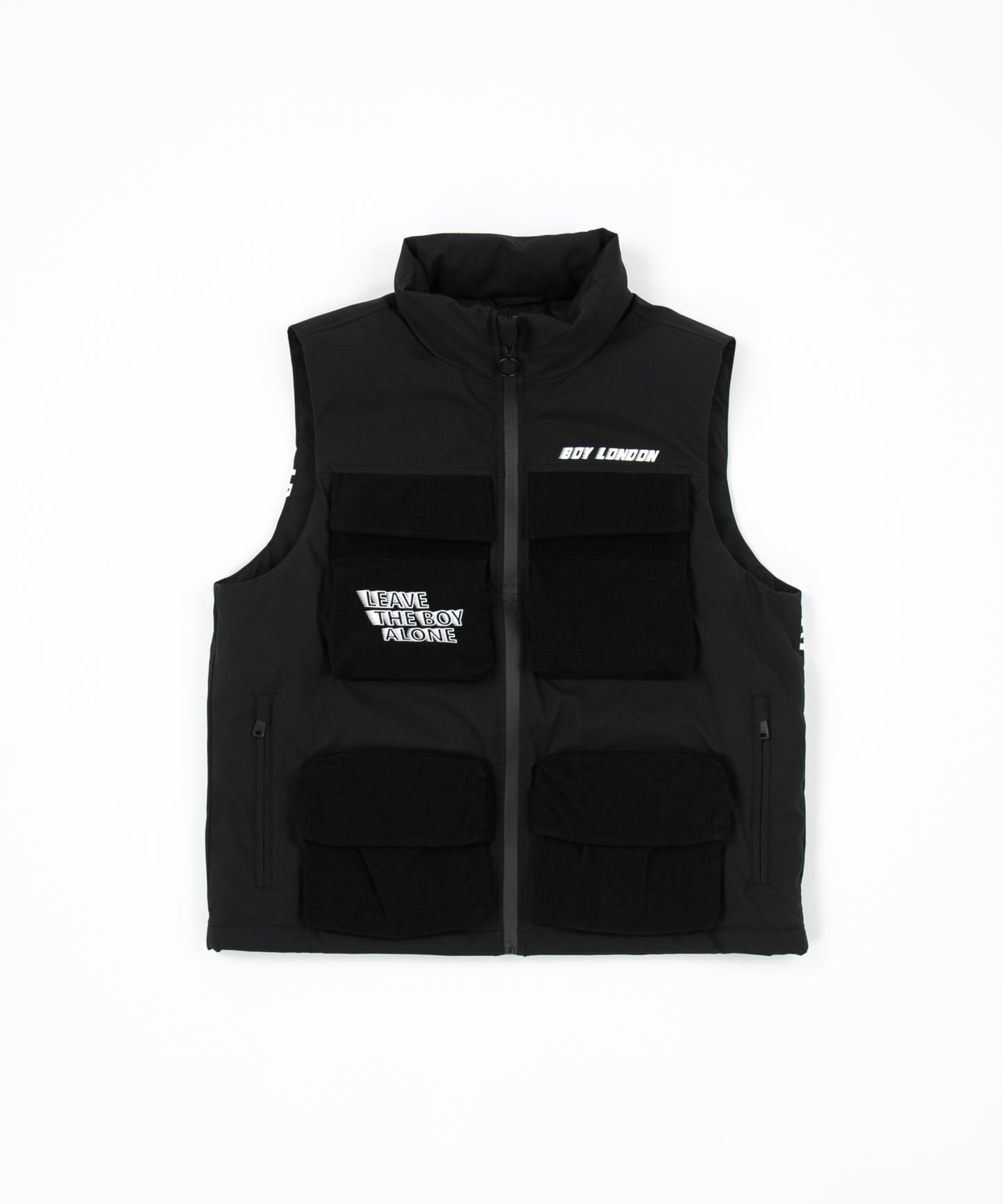 BOY EAGLE DOWN VEST BLACK【B223N3000302】