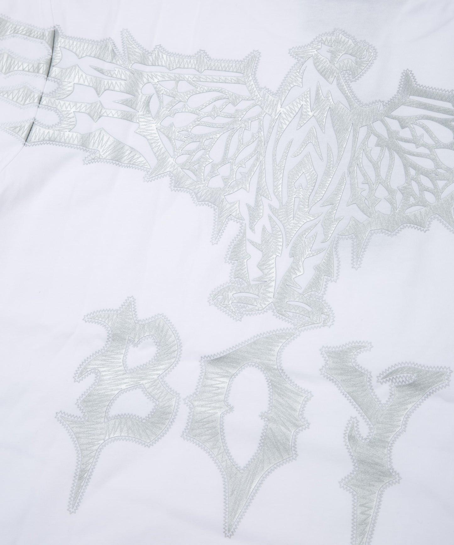 SLASH EAGLE TEE WHITE【B223N0100101】
