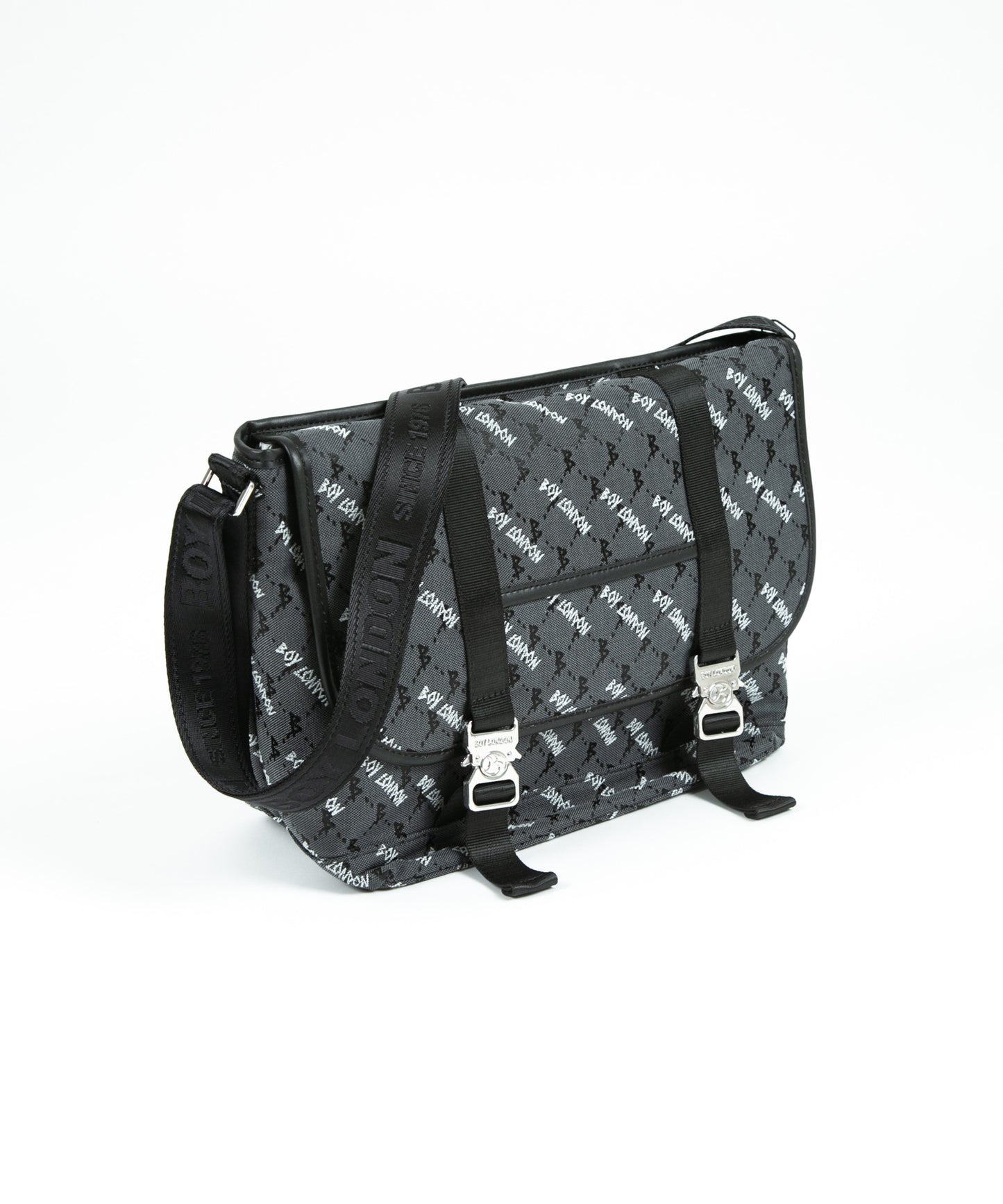 JACQUARD MINI MESSENGER BAG BLACK【B224N8500902】