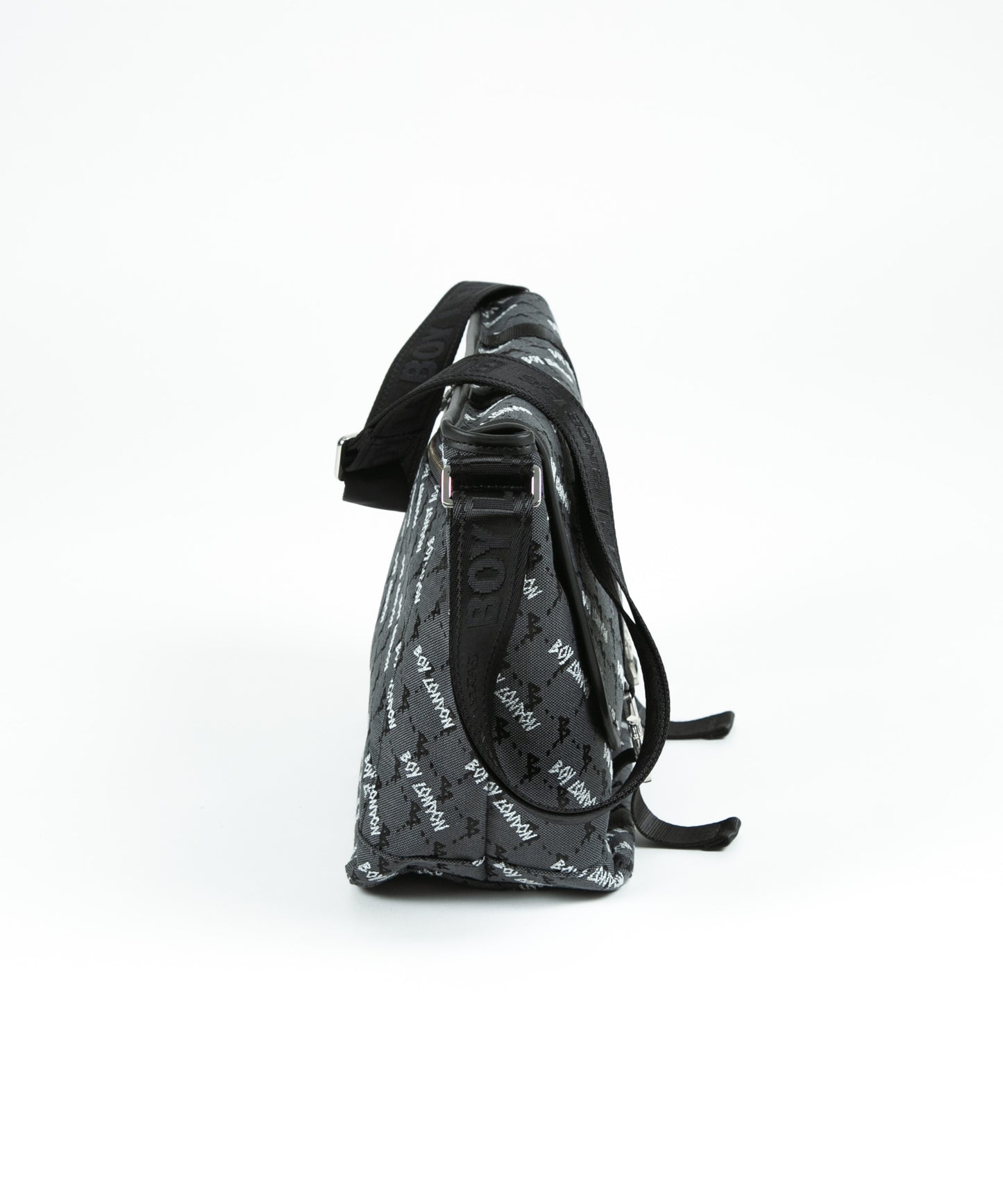 JACQUARD MINI MESSENGER BAG BLACK【B224N8500902】