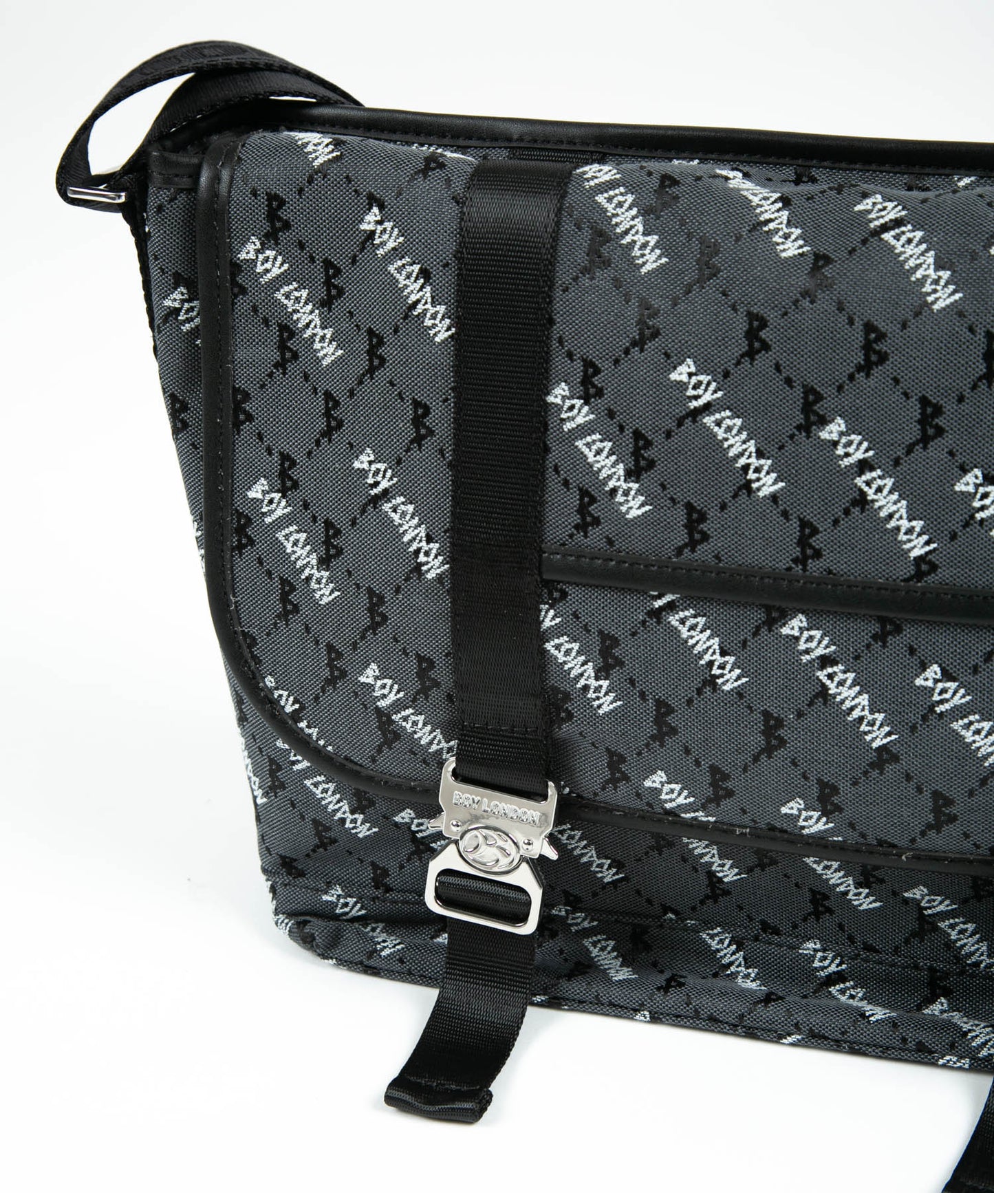 JACQUARD MINI MESSENGER BAG BLACK【B224N8500902】