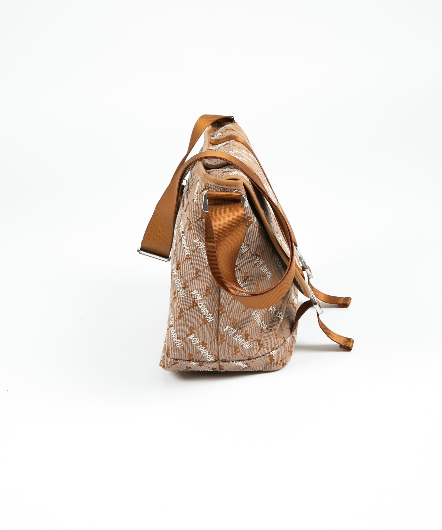 JACQUARD MINI MESSENGER BAG BROWN【B224N8500908】