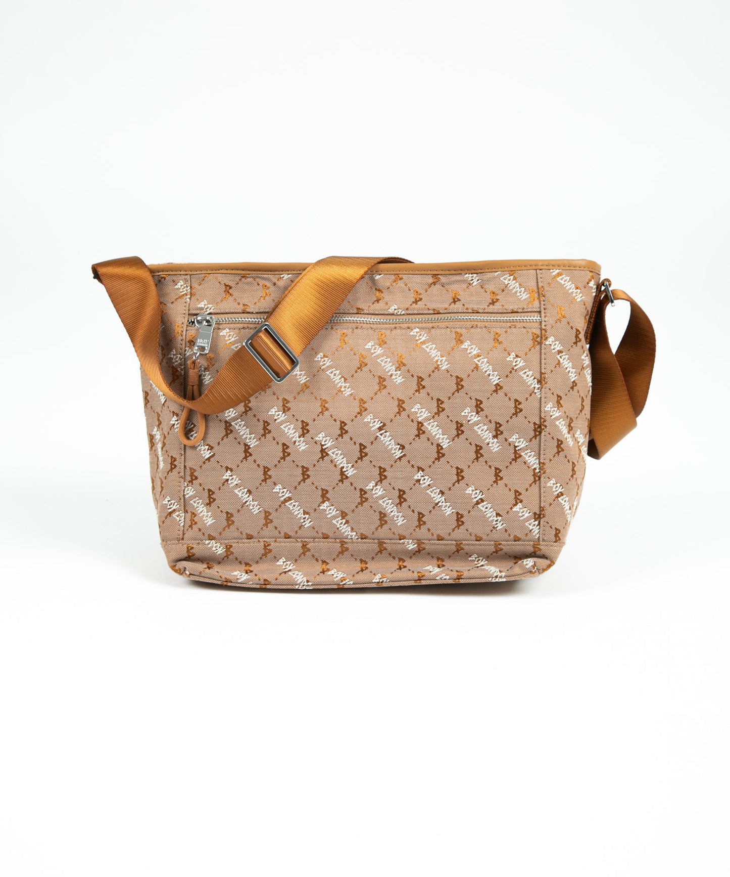 JACQUARD MINI MESSENGER BAG BROWN【B224N8500908】