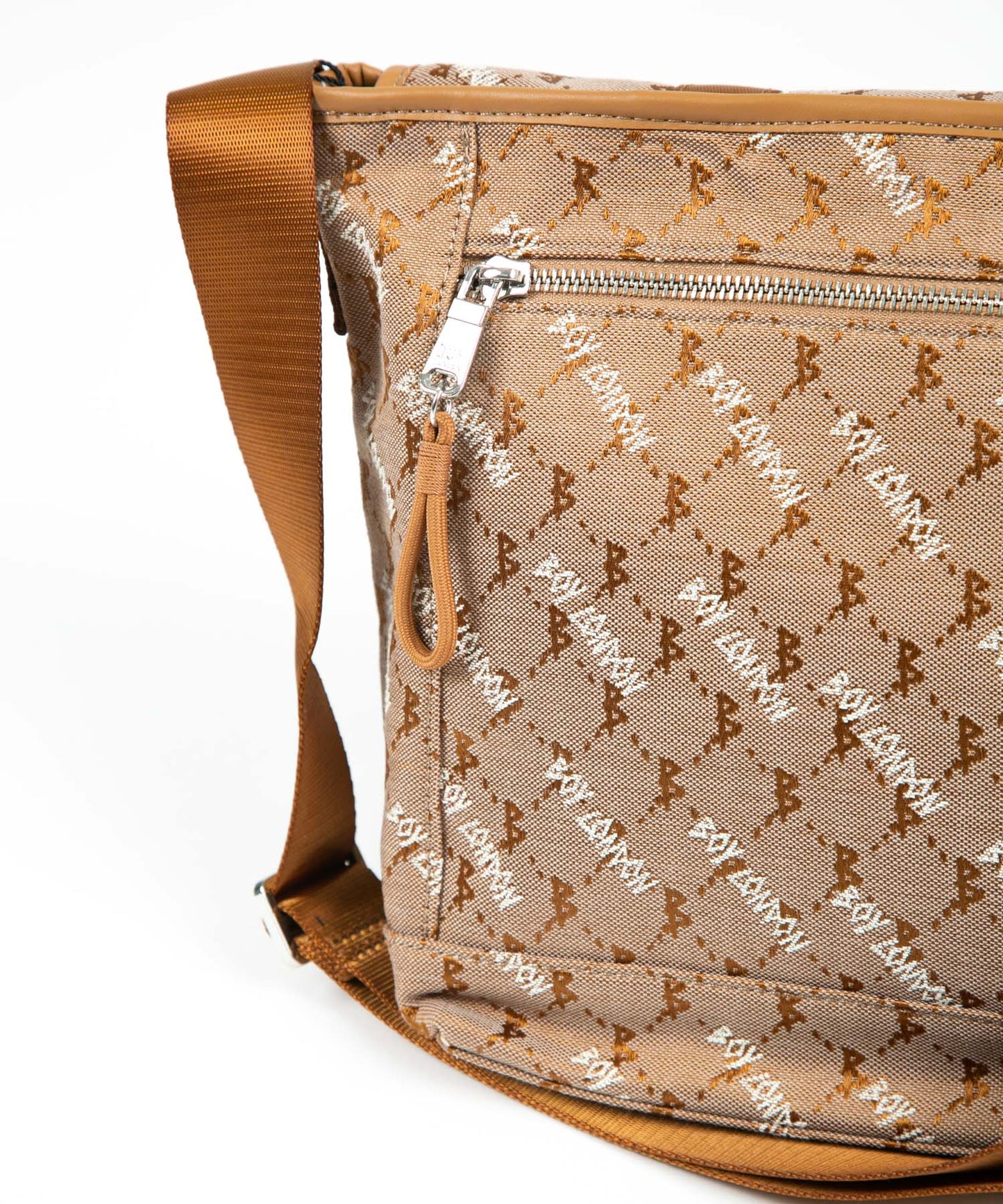 JACQUARD MINI MESSENGER BAG BROWN【B224N8500908】