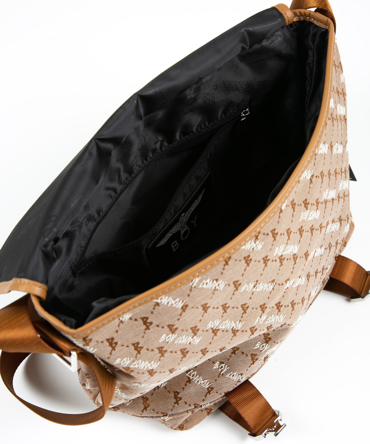 JACQUARD MINI MESSENGER BAG BROWN【B224N8500908】
