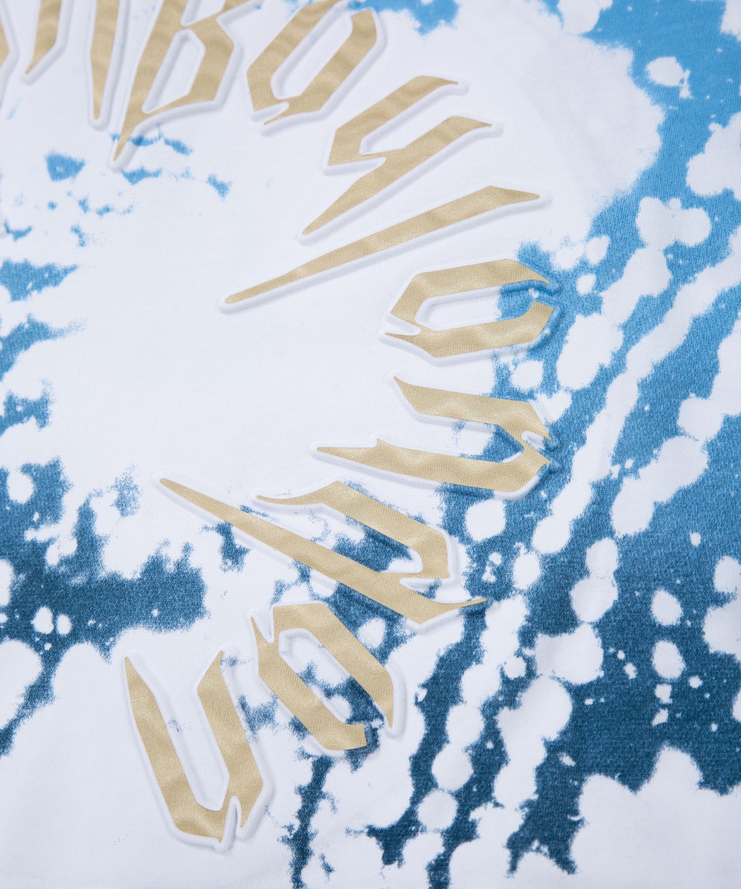 TIE DYE 3D PRINT TEE WHITE【B223N0101801】