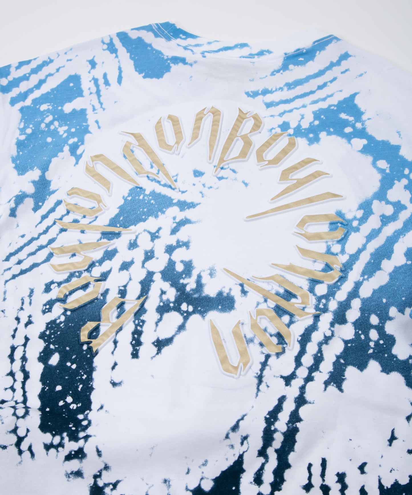 TIE DYE 3D PRINT TEE WHITE【B223N0101801】