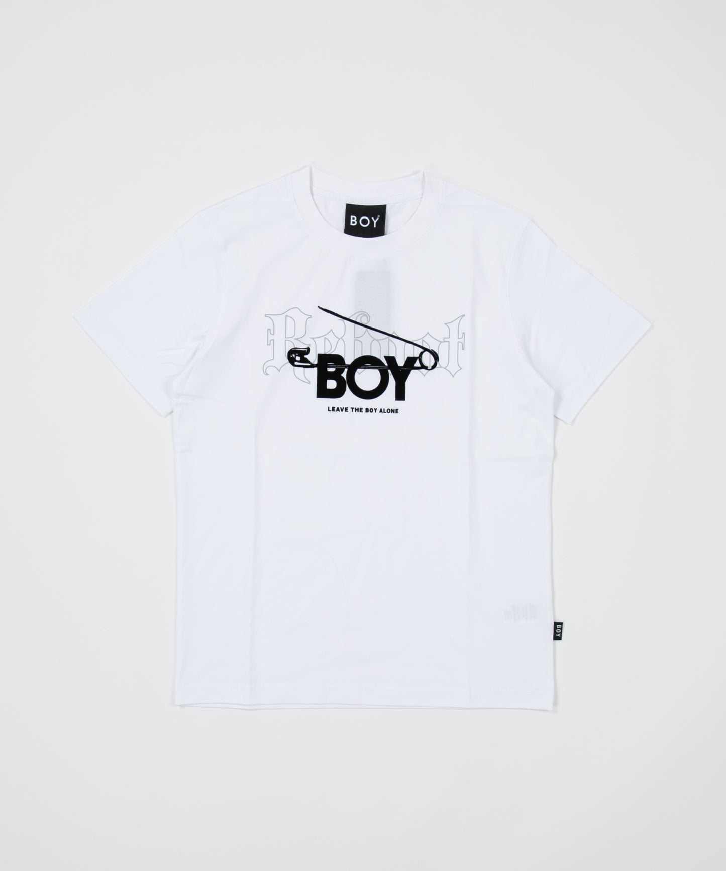 BOY SAFETY PIN TEE WHITE【B223M0170501】