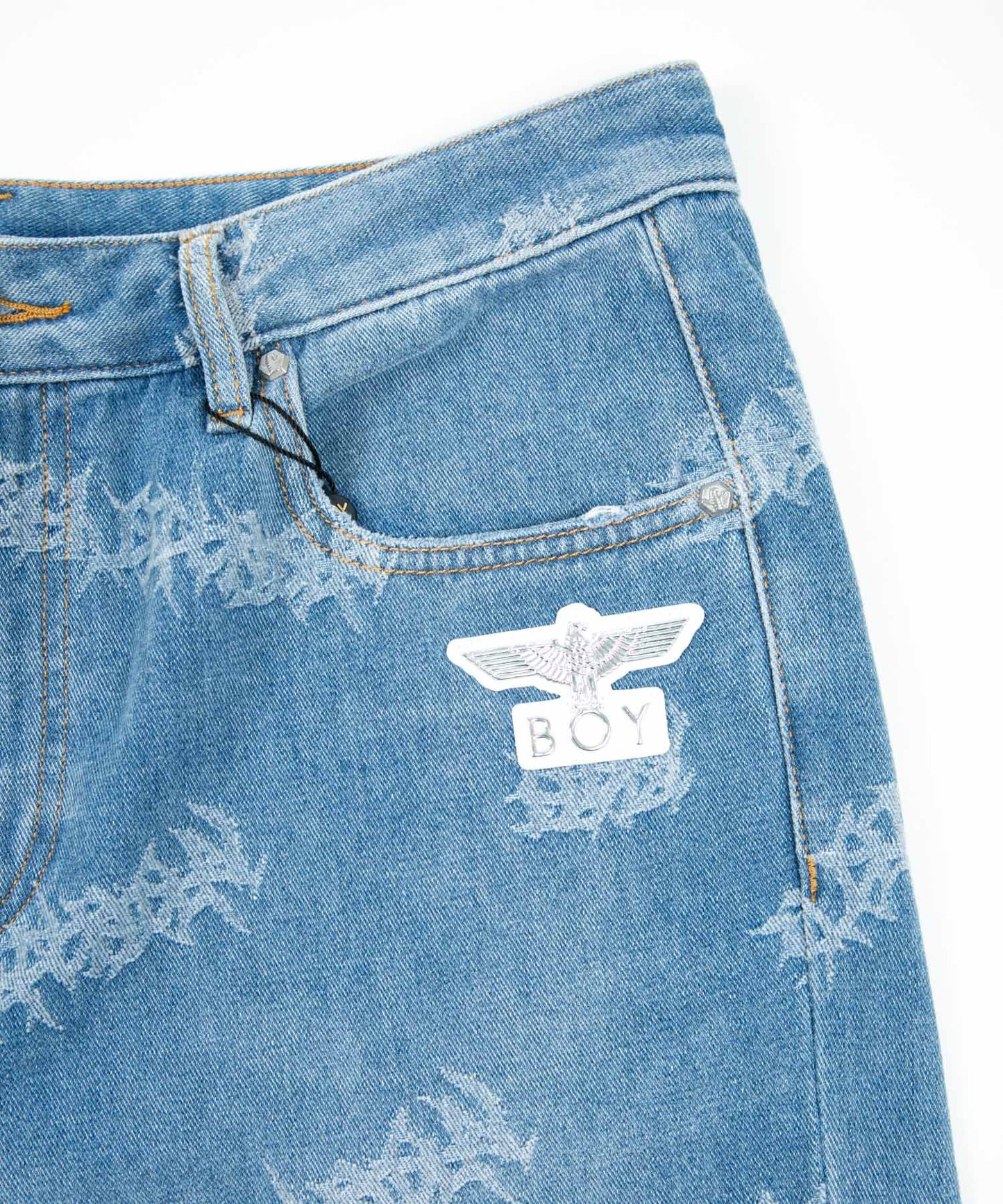 VINTAGE BOY DENIM PANTS BLUE【B224M5500206】
