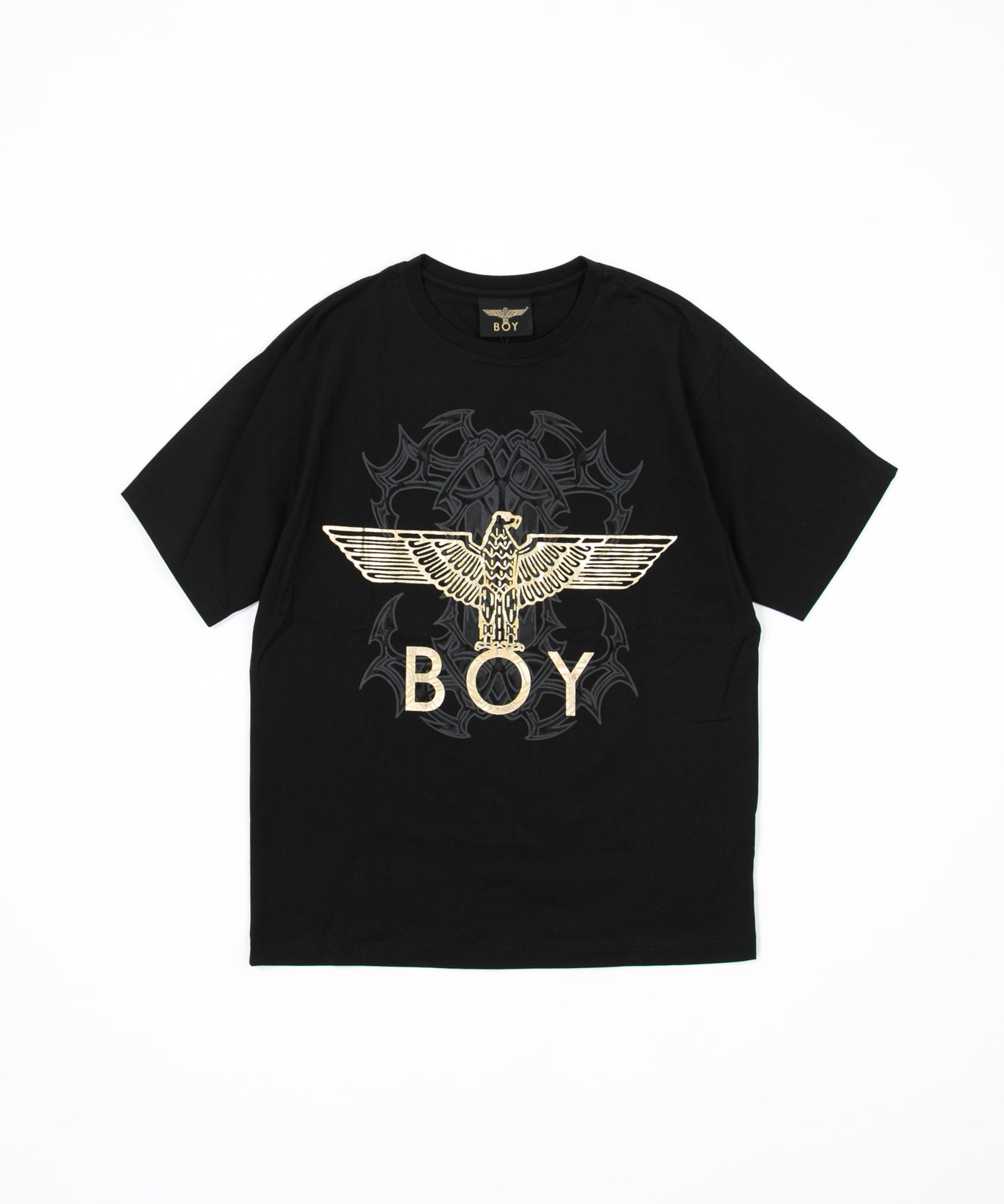 TRIBAL EAGLE TEE BLACK【B223N0100702】