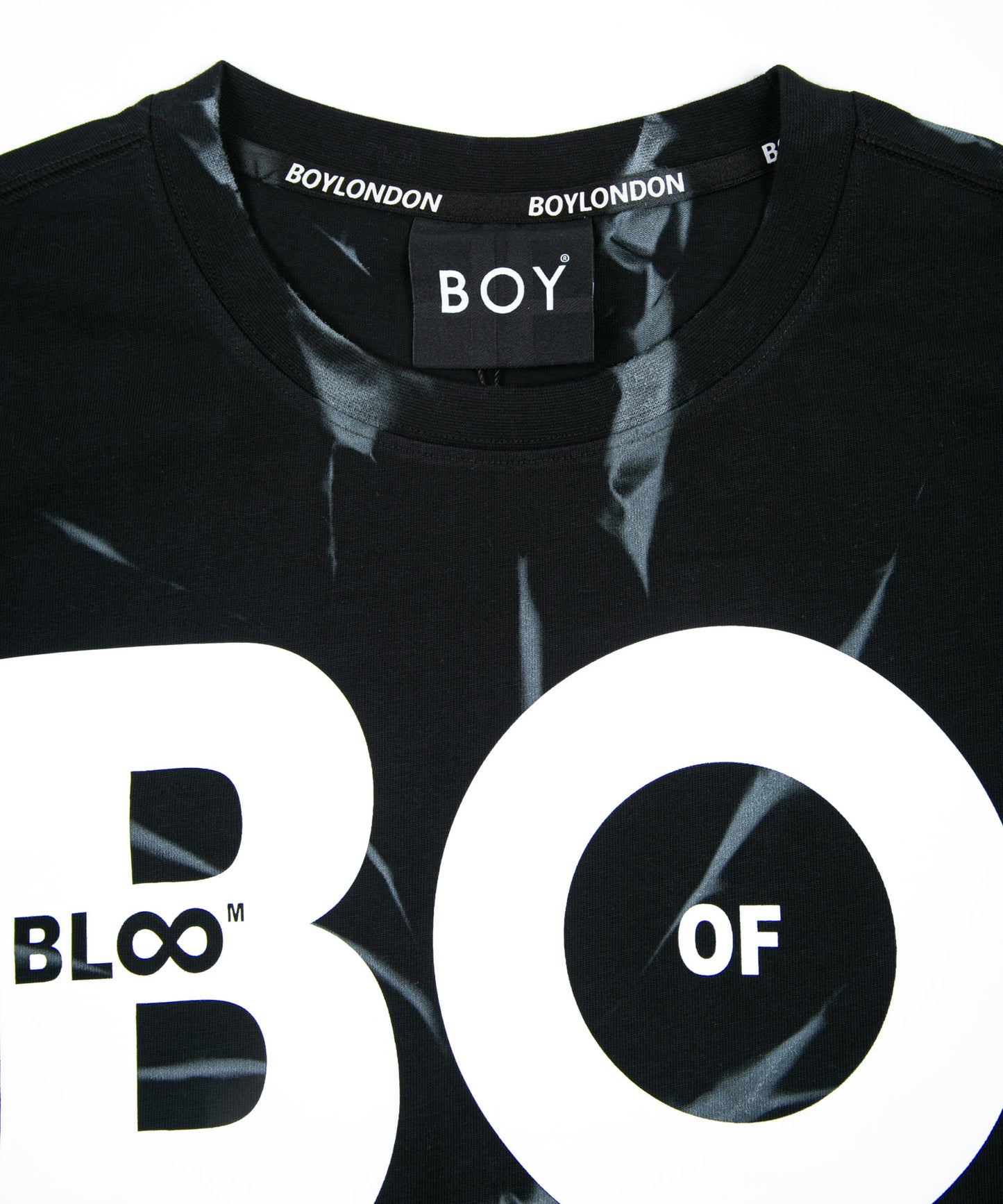 TIE-DYE BOY TEE BLACK【B223M0170102】