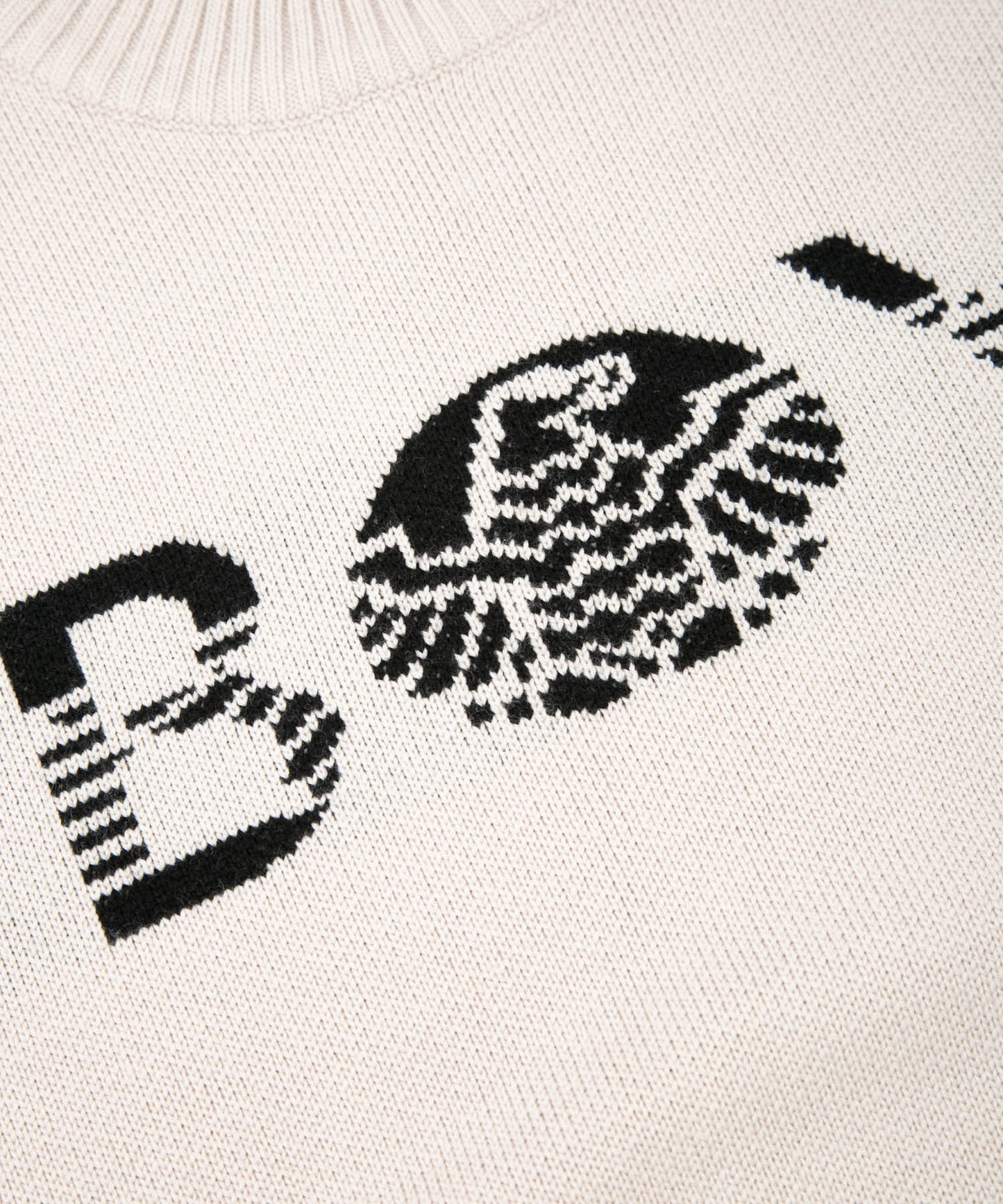 BOY CREW NECK SWEATER OFF WHITE【B223N6060031】