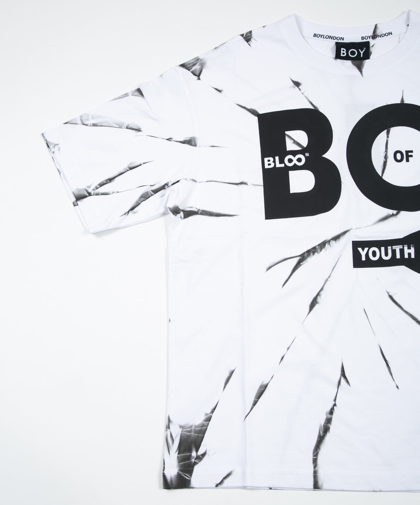 TIE-DYE BOY TEE WHITE【B223M0170101】
