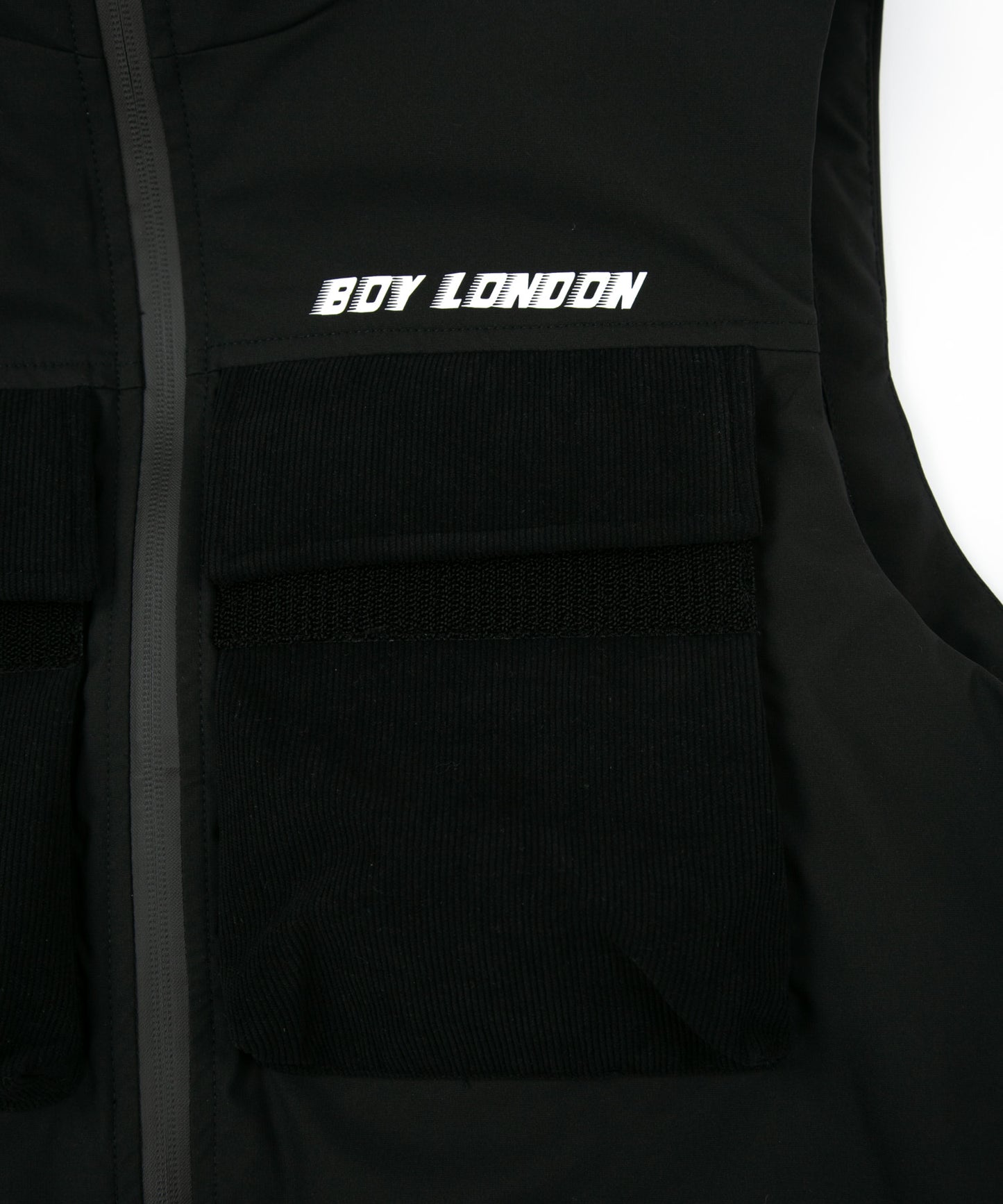 BOY EAGLE DOWN VEST BLACK【B223N3000302】