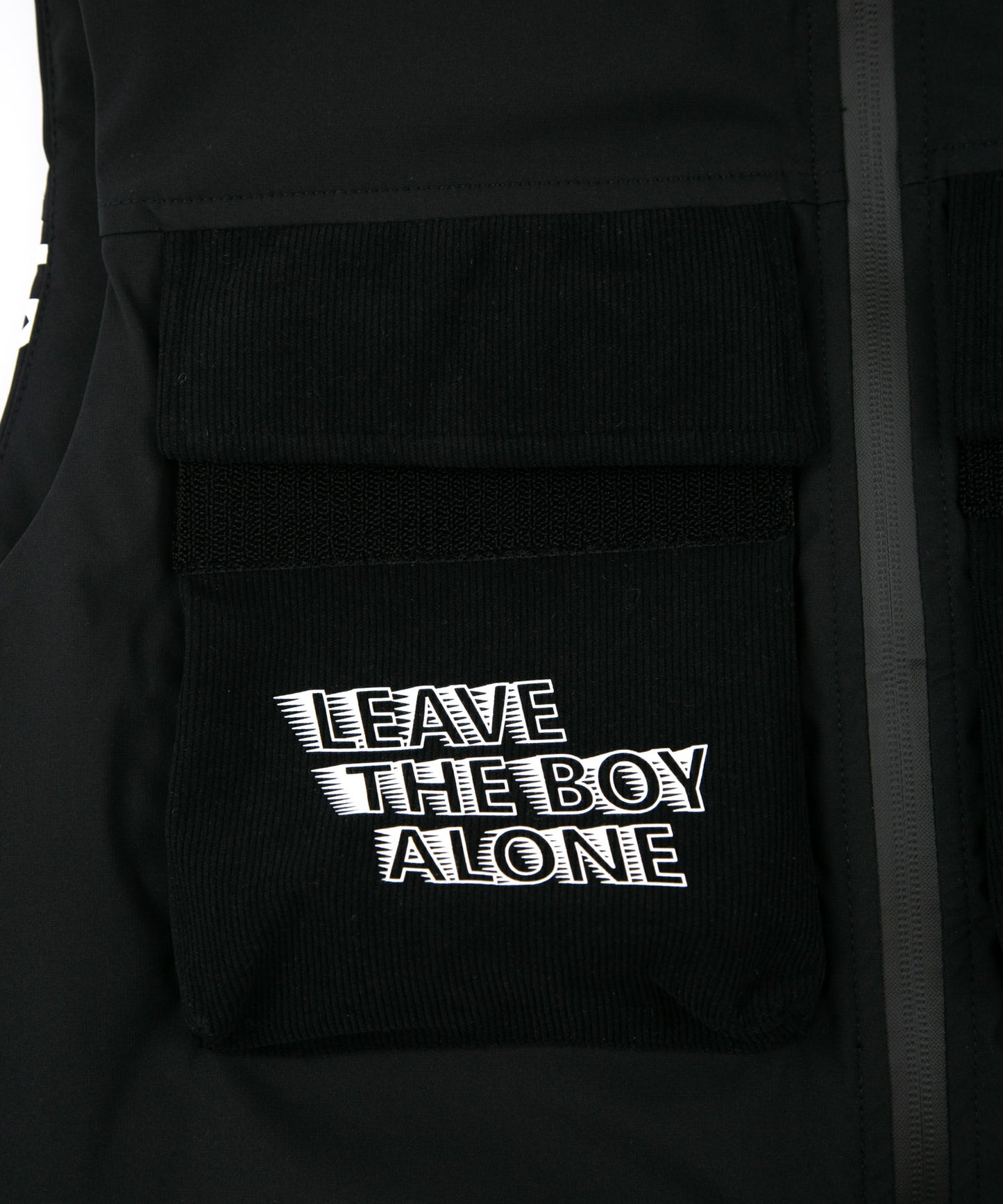 BOY EAGLE DOWN VEST BLACK【B223N3000302】