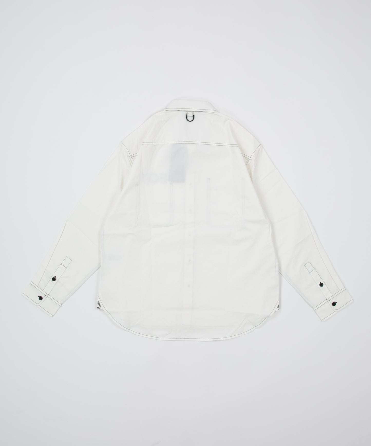 COTTON STITCH SHIRT WHITE【B223M2170001】