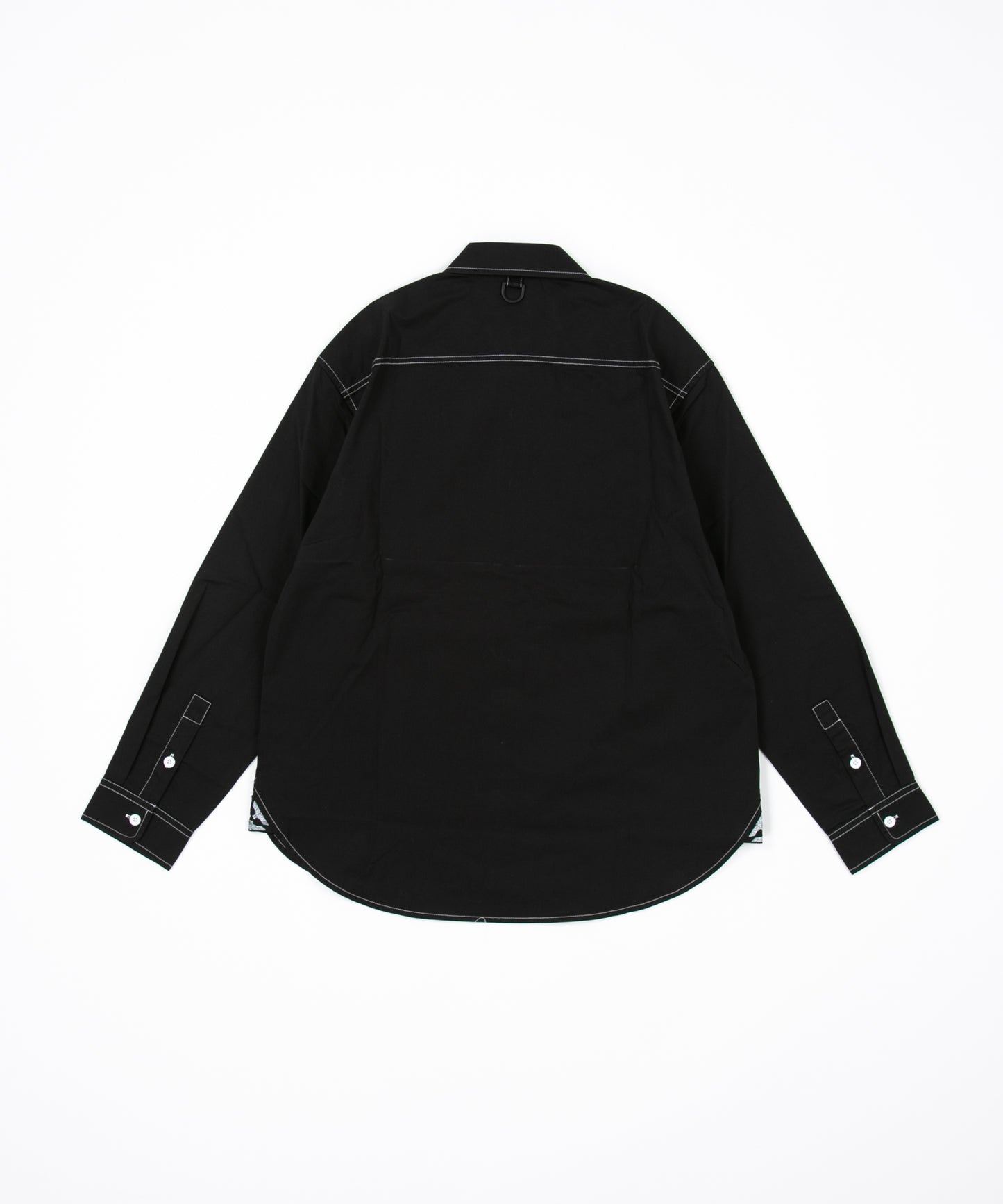 COTTON STITCH SHIRT BLACK【B223M2170002】