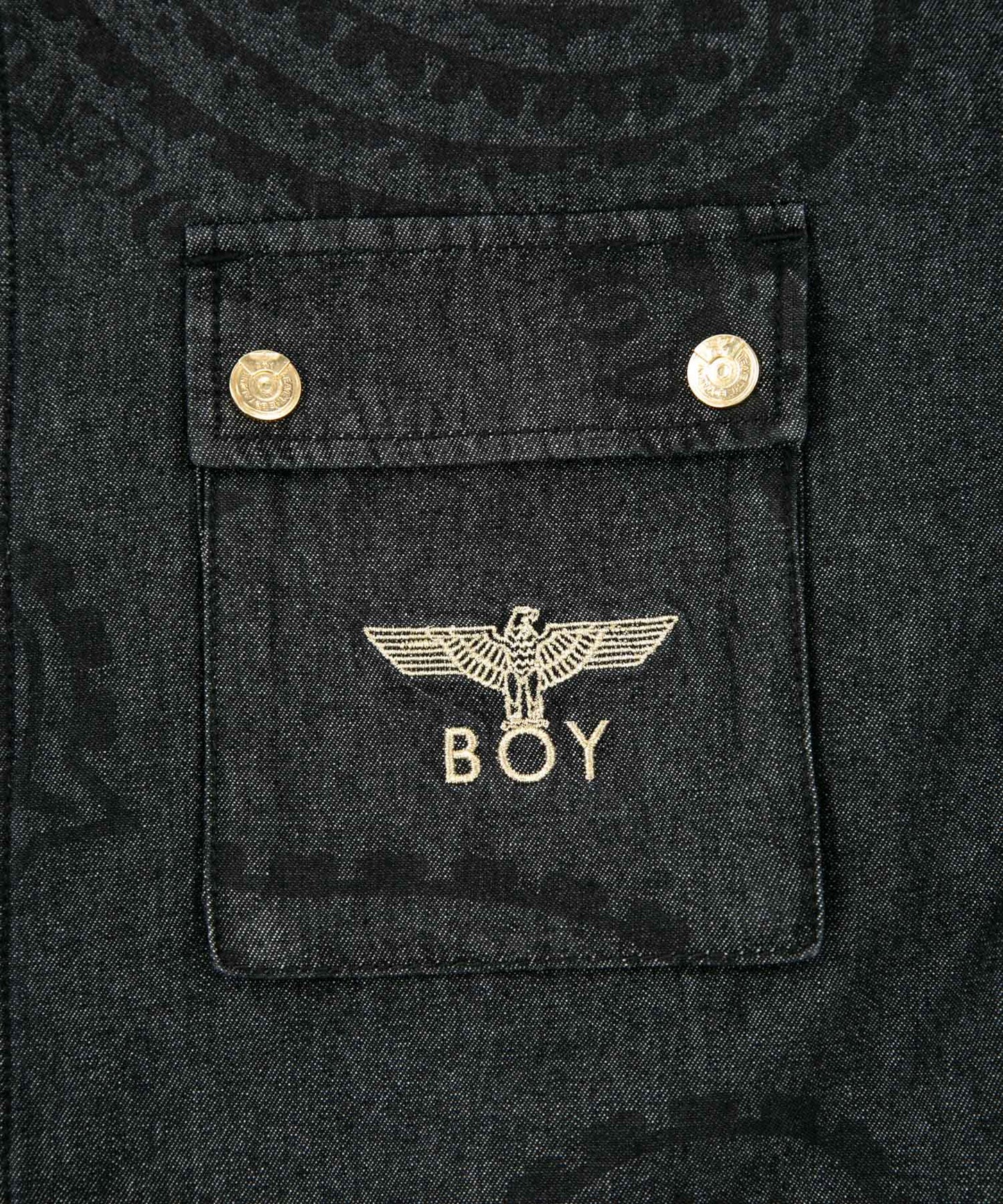 PAISLEY DENIM SHIRT【B223N4800302】