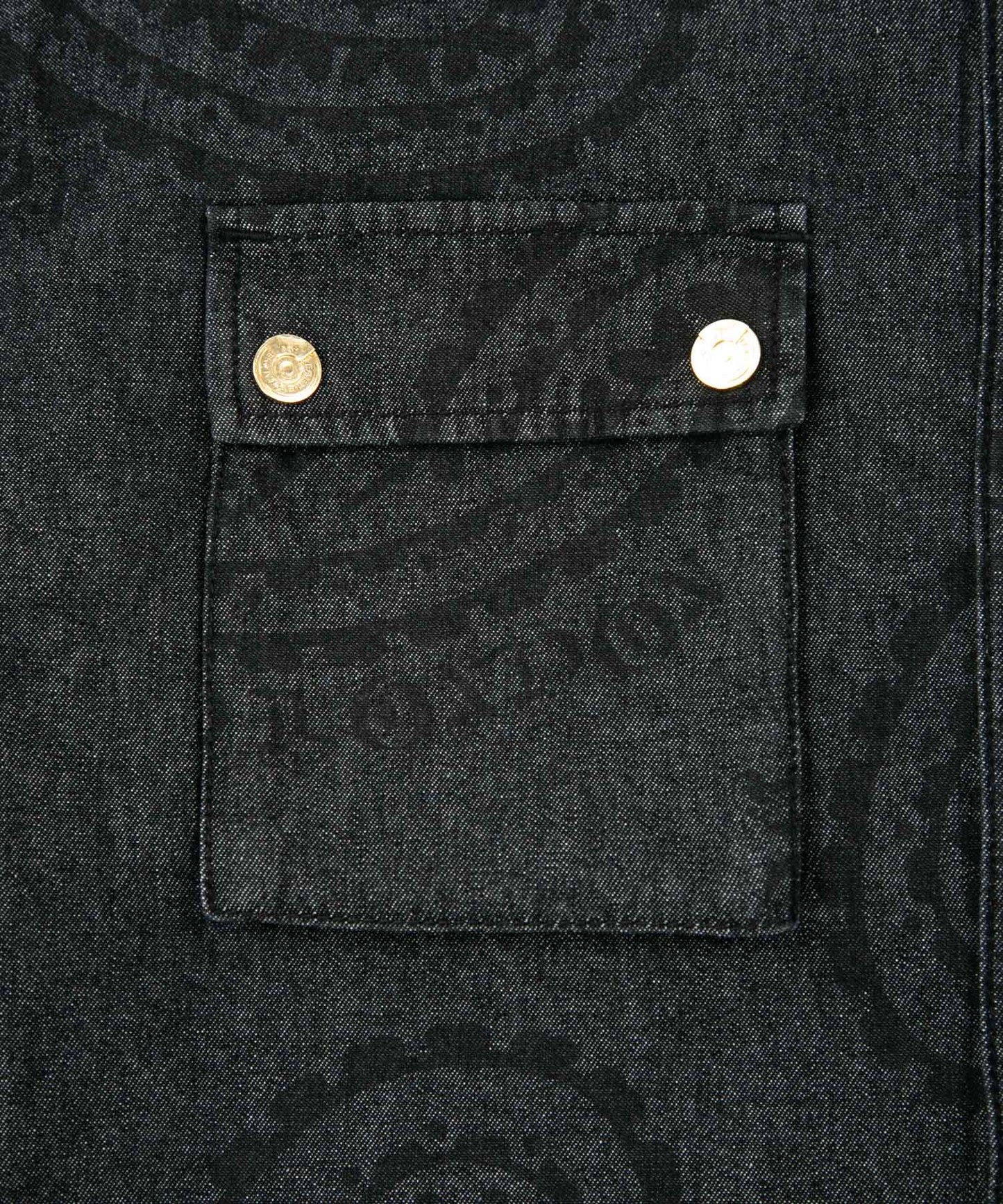 PAISLEY DENIM SHIRT【B223N4800302】