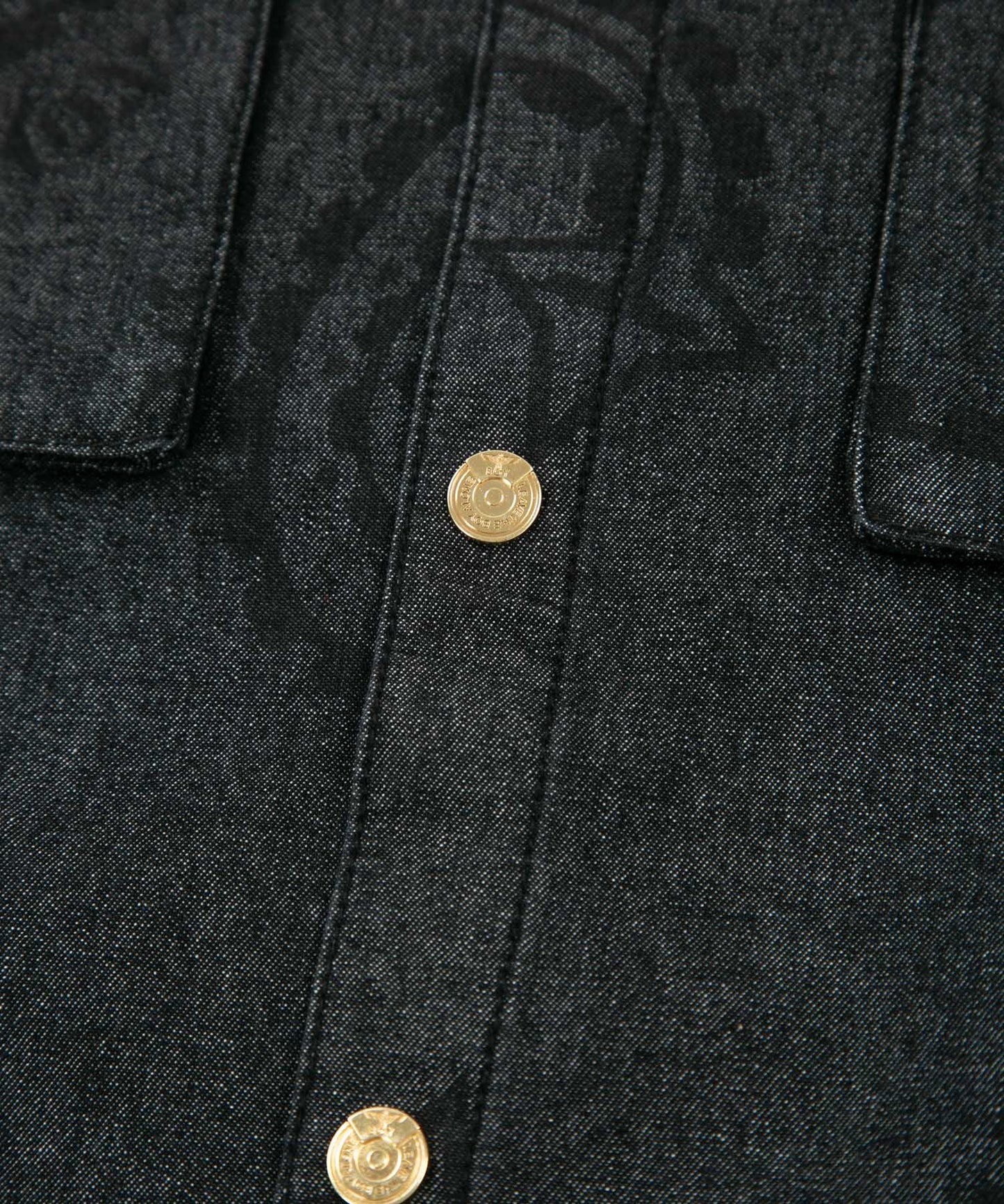 PAISLEY DENIM SHIRT【B223N4800302】