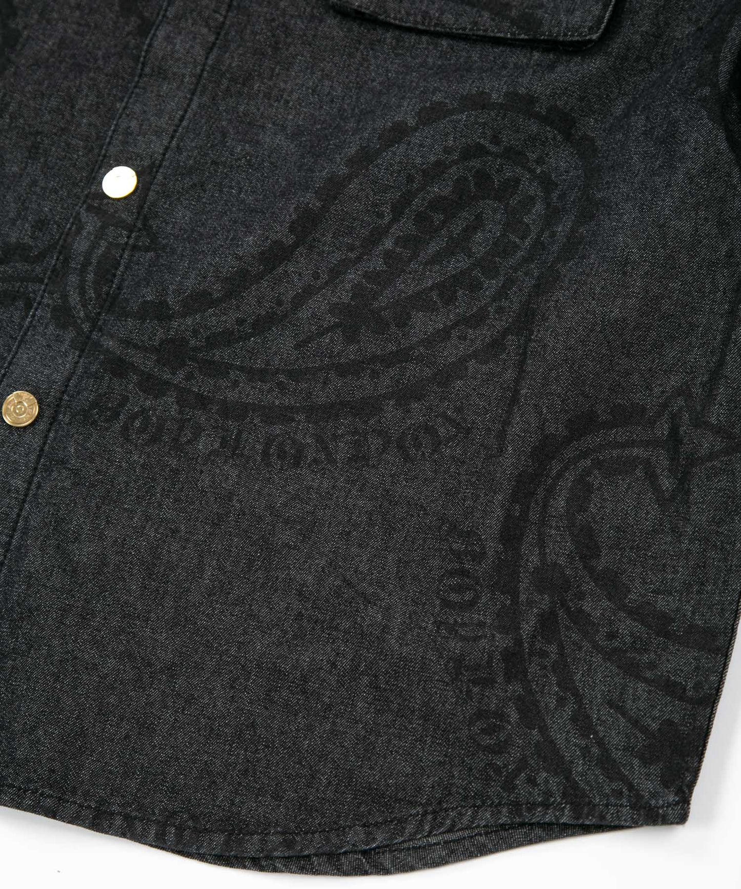 PAISLEY DENIM SHIRT【B223N4800302】