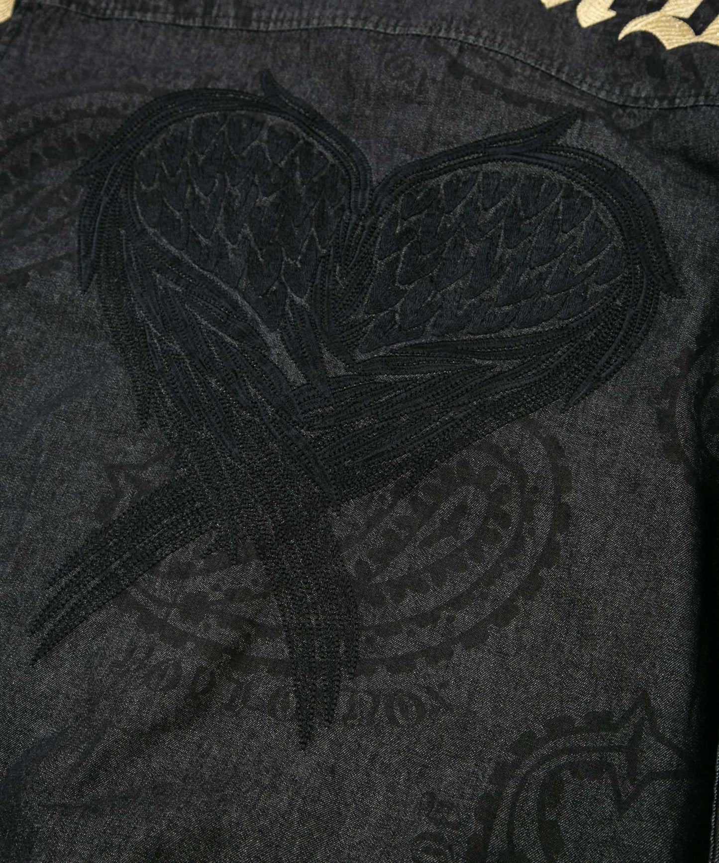 PAISLEY DENIM SHIRT【B223N4800302】