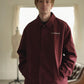 BOY EAGLE EMBROIDERY COACH JACKET WINE RED【B251N2500330】