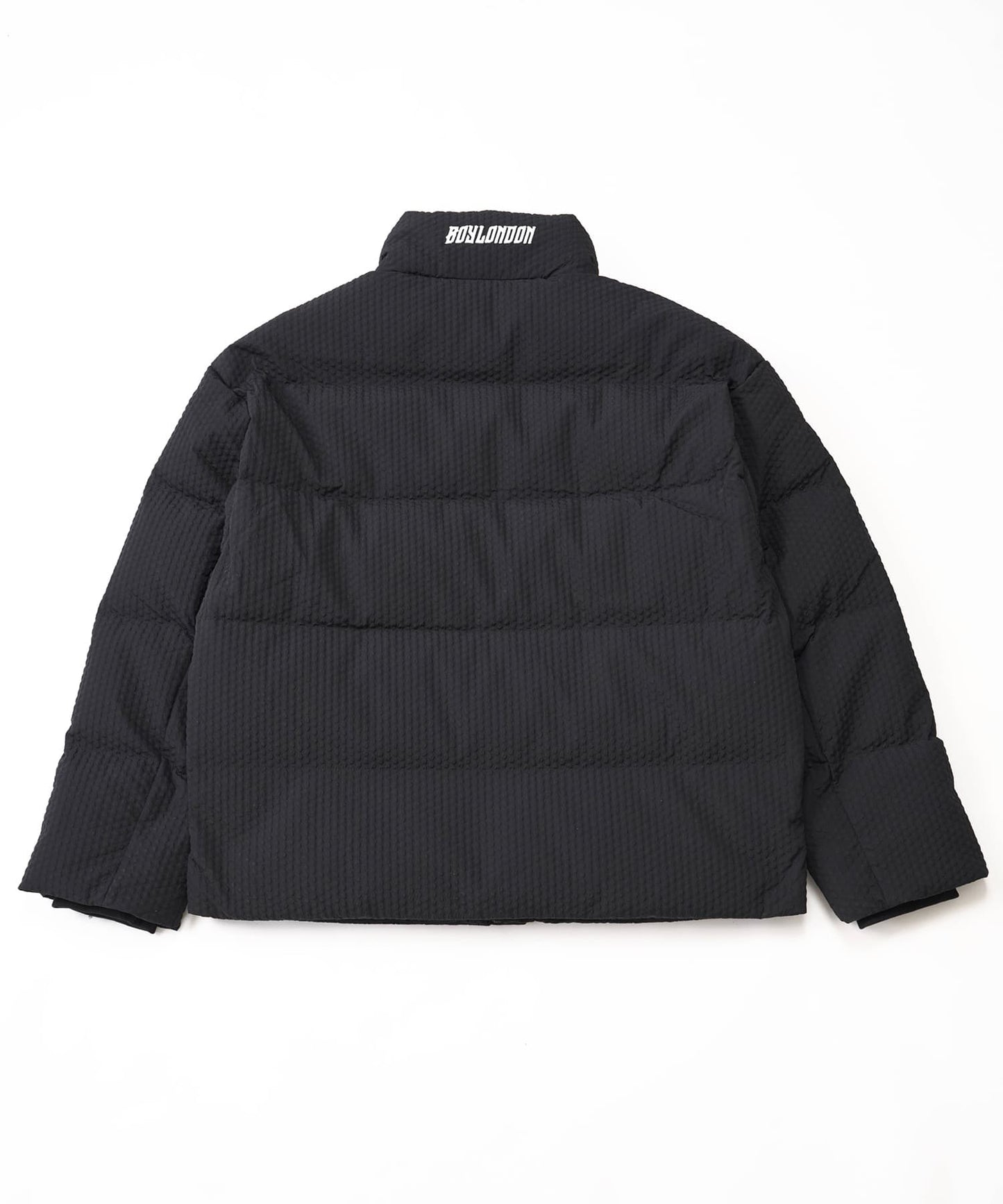 BOY JACQUARD CHIC DOWN JACKET BLACK【B244N2802502】