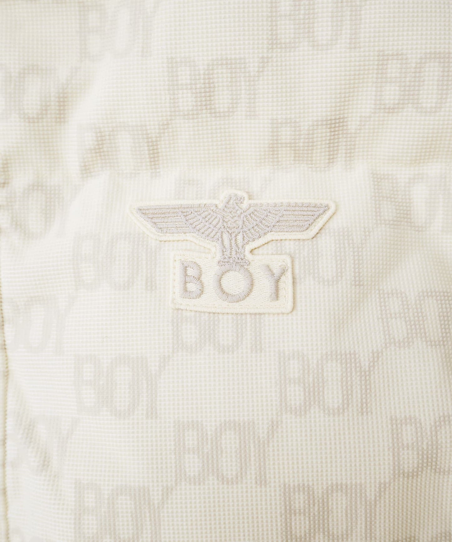 BOY HOODED DOWN VEST CREAMY WHITE【B244N3001031】