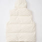 BOY HOODED DOWN VEST CREAMY WHITE【B244N3001031】