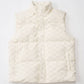 BOY HOODED DOWN VEST CREAMY WHITE【B244N3001031】