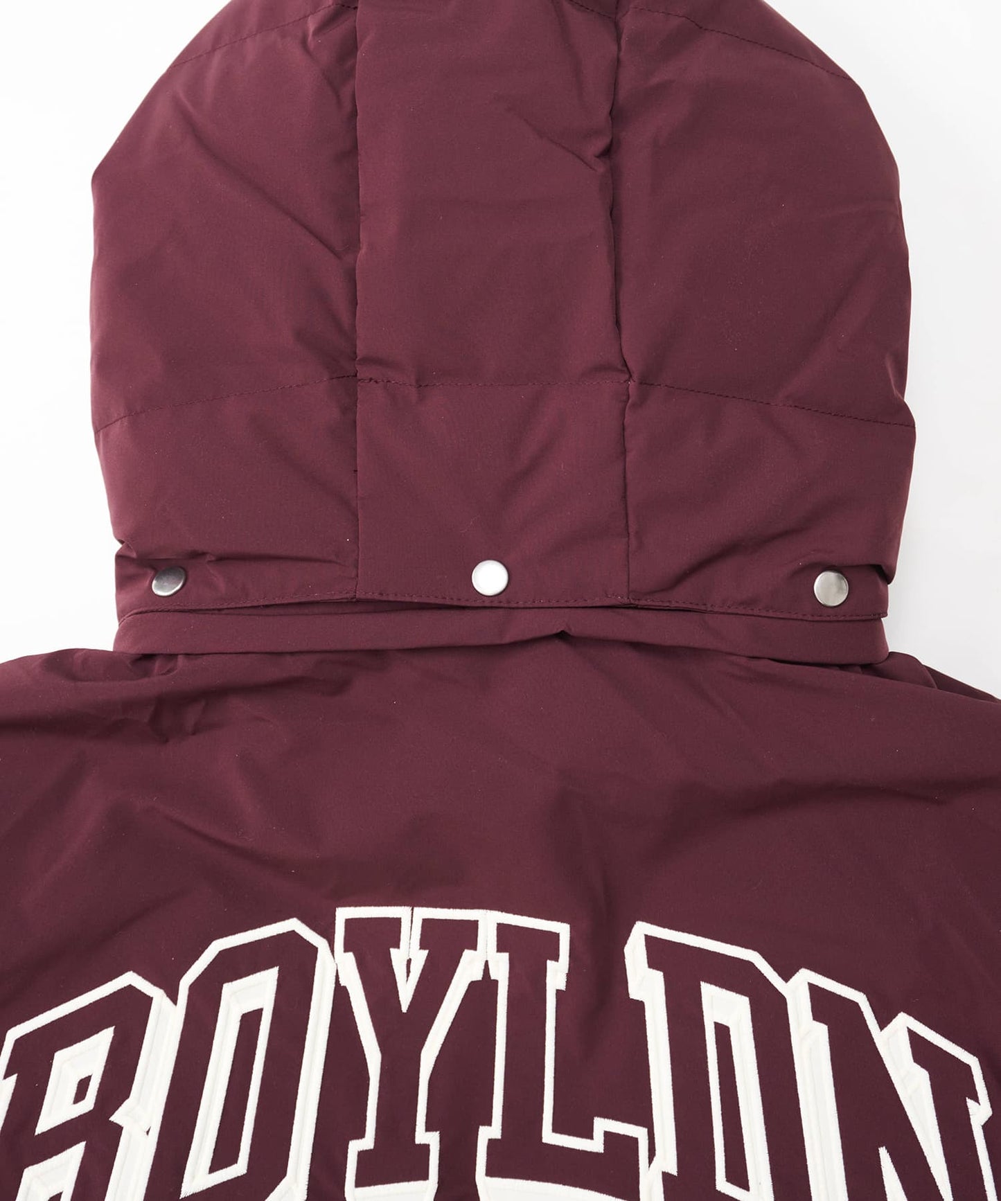 EAGLE EMBROIDERY REGULAR DOWN JACKET WINE RED【B244N2803430】