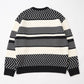 BOYLONDON PUZZLE KNIT BLACK WHITE【B244N6000702】