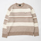 BOYLONDON PUZZLE KNIT KHAKI WHITE【B244N6000711】