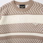 BOYLONDON PUZZLE KNIT KHAKI WHITE【B244N6000711】