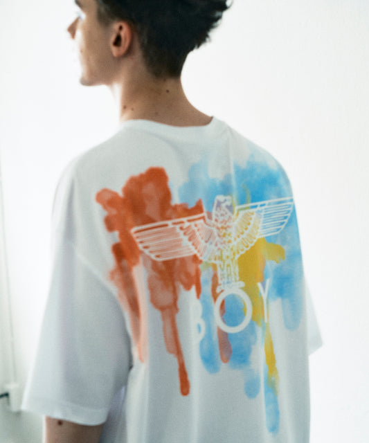 GRADATION BOY TEE WHITE【B231N0104601】