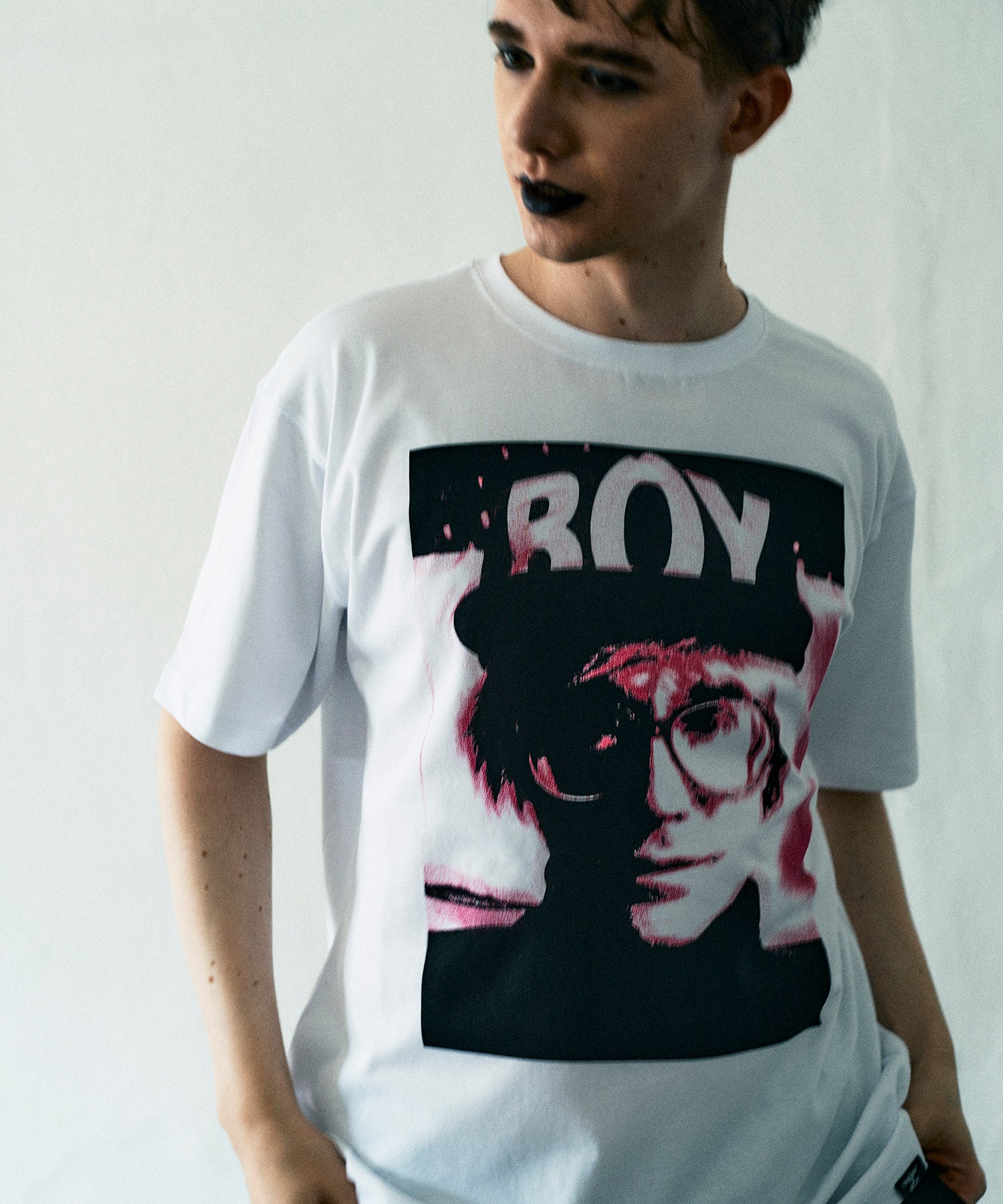 Andy Warhol TEE WHITE×BLACK【AFJ-Andy003】