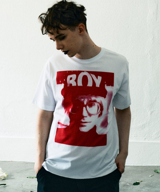 Andy Warhol TEE WHITE×RED【AFJ-ANDY001】