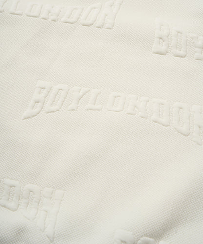 BOY LOGO Jacquard Knit Pullover WHITE【B233N0302031】
