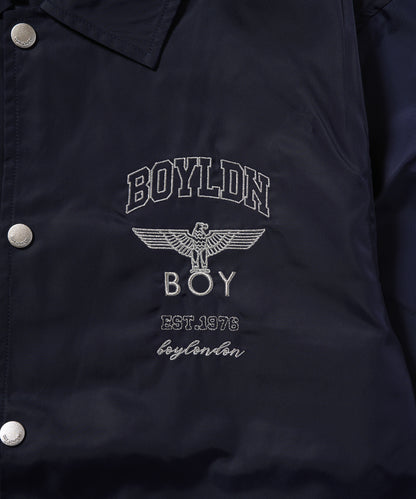 BOY Embroidery Simple Coach Jacket NAVY【B233N2302006】