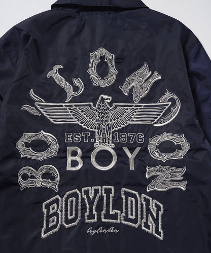 BOY Embroidery Simple Coach Jacket NAVY【B233N2302006】