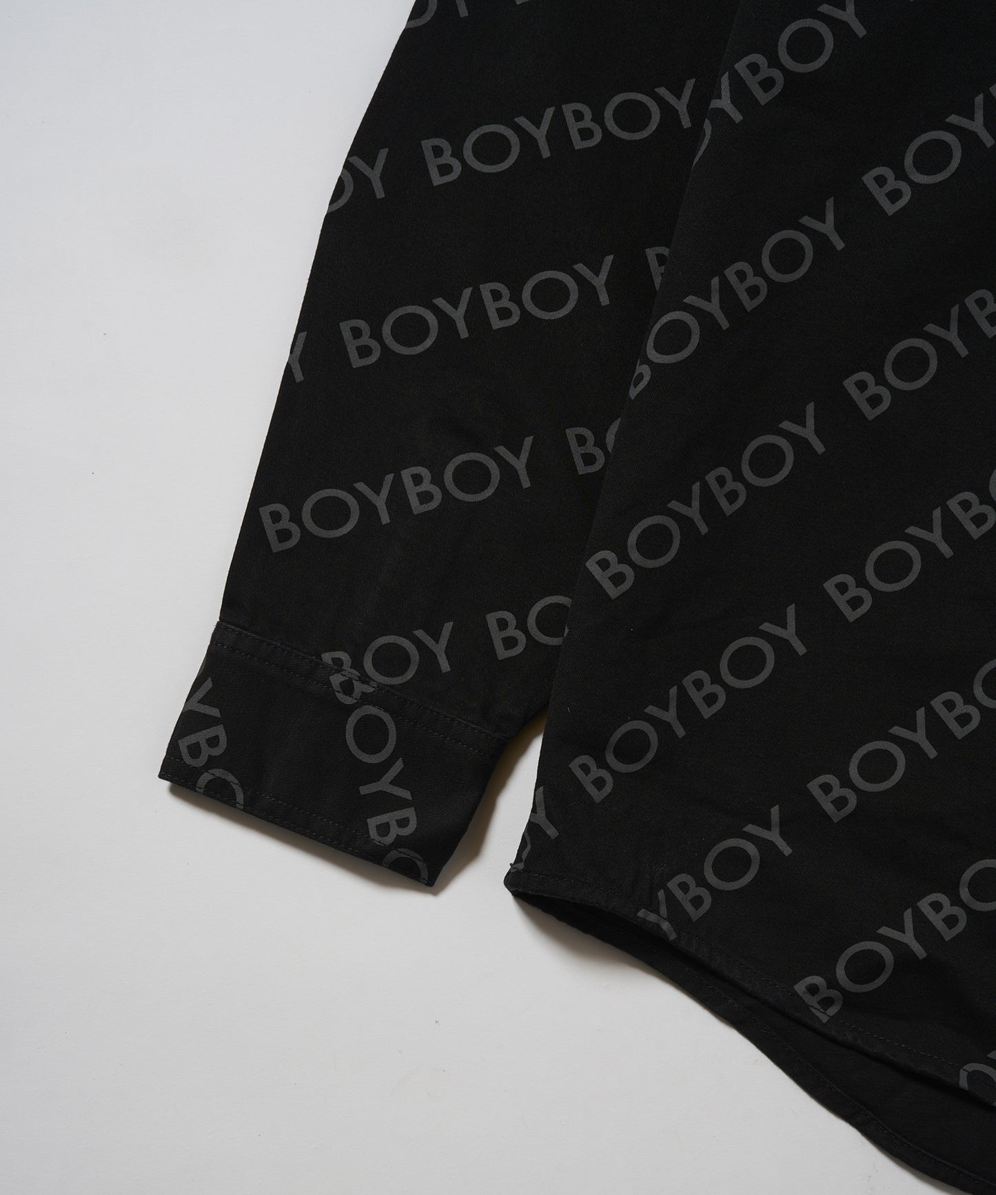BOYBOY COTTON  BIG Shirt BLACK【B233N2100802】