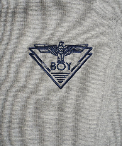 BOY KANOKO Fleece Full Zip Hoodie GRAY【B233N0600703】