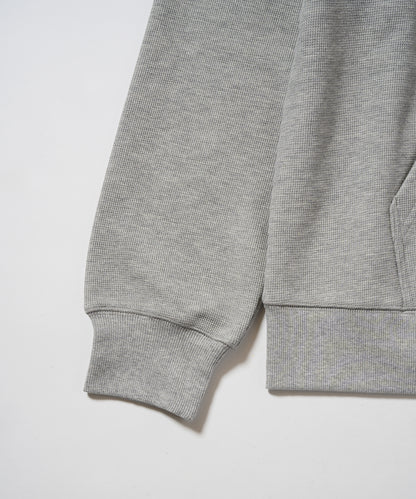 BOY KANOKO Fleece Full Zip Hoodie GRAY【B233N0600703】