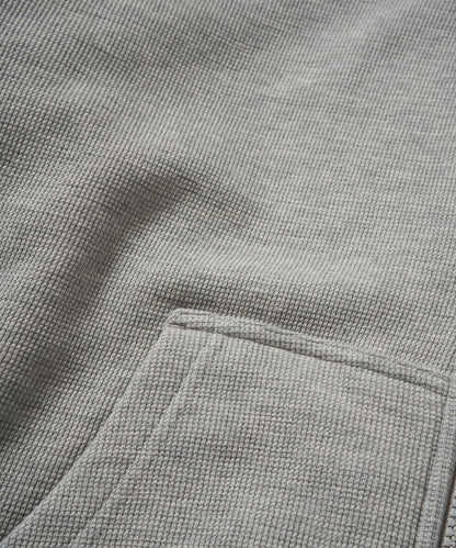 BOY KANOKO Fleece Full Zip Hoodie GRAY【B233N0600703】