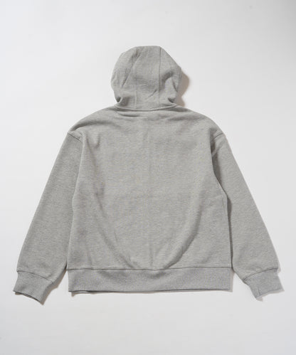 BOY KANOKO Fleece Full Zip Hoodie GRAY【B233N0600703】
