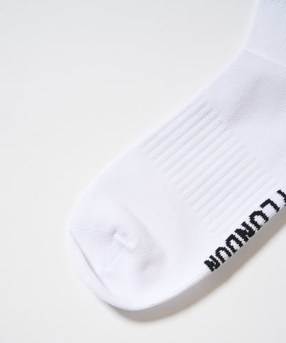BOY LOGO REGULAR SOCKS WHITE【B233N8300201】