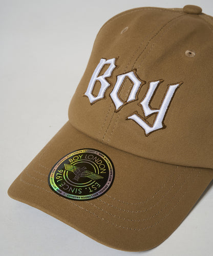 BOY 3D LOGO CAP BROWN【B233N9001008】